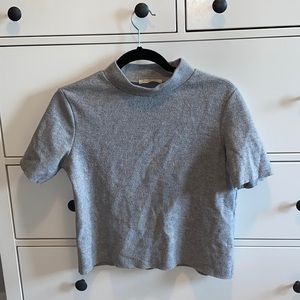 Zara grey short sleeve shirt